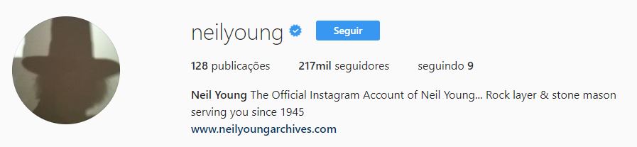 Neil Young Instagram