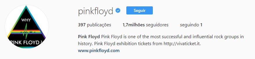 Pink Floyd Instagram