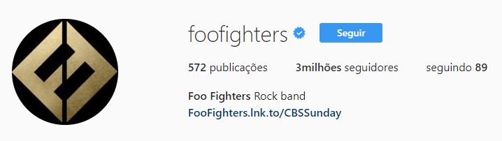 foo fighters instagram