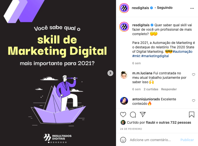 marketing digital no instagram