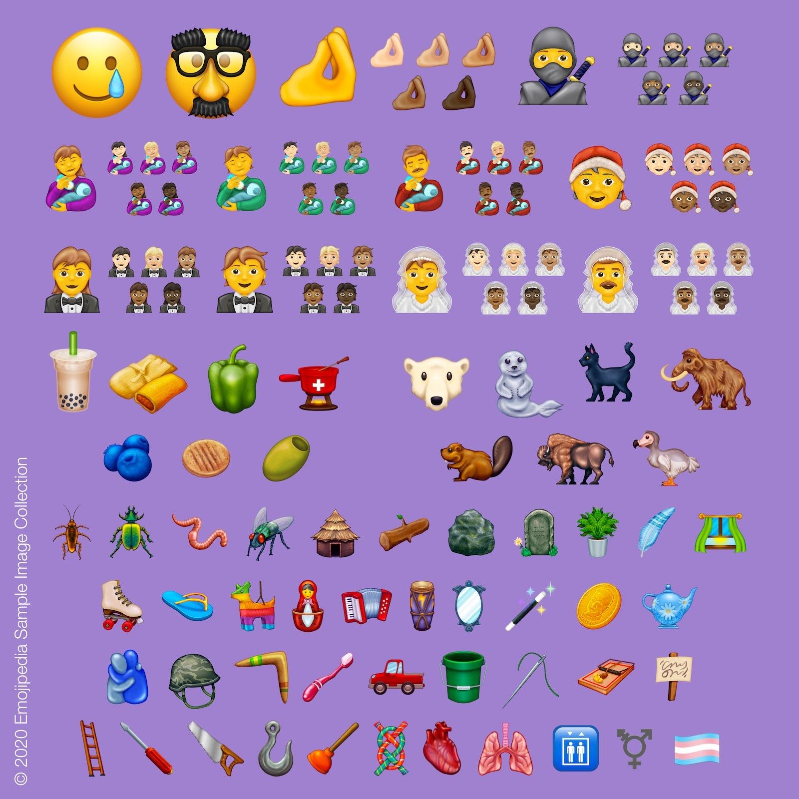 novos emojis 2020