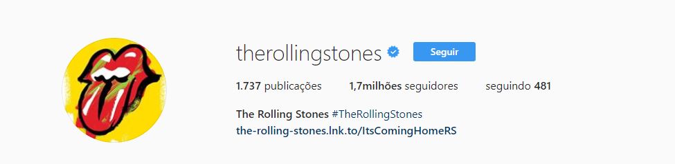 rolling stones instagram