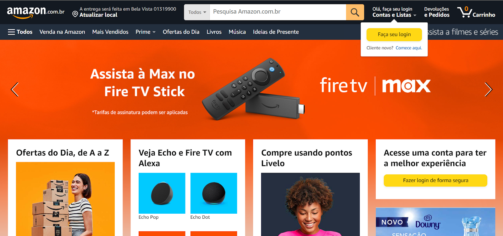 Maiores marketplaces do Brasil Amazon