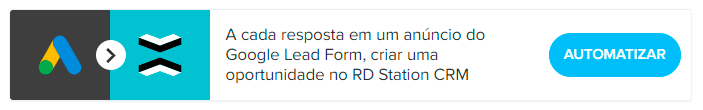 Google Lead Form - RD Station CRM