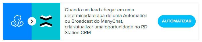 ManyChat - RD Station CRM
