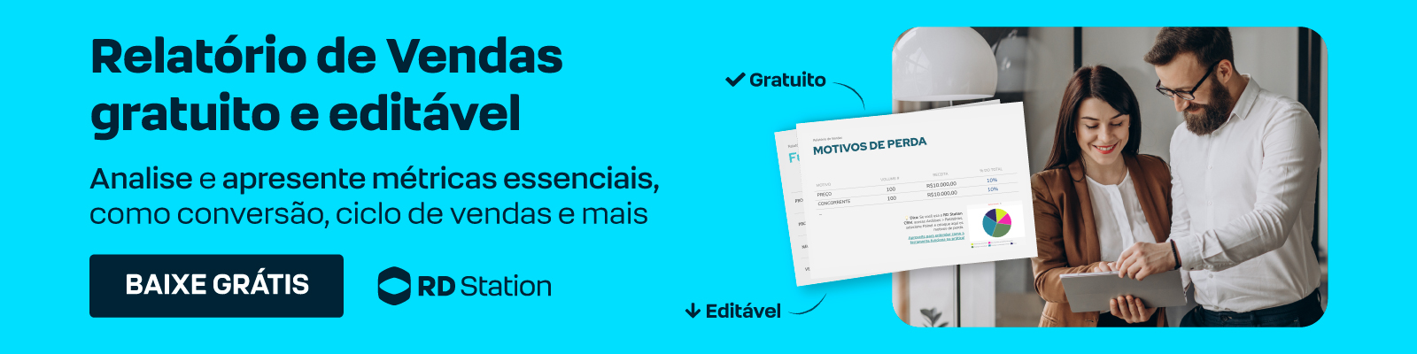 Template Relatório de Vendas: acesse grátis!