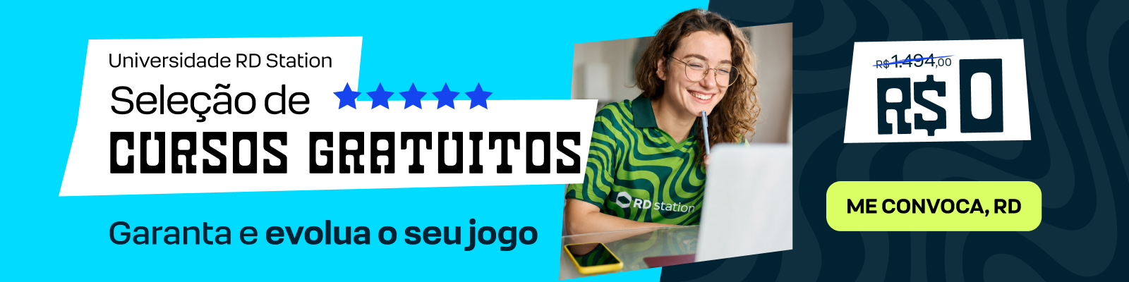 Seleção de Cursos Universidade RD Station