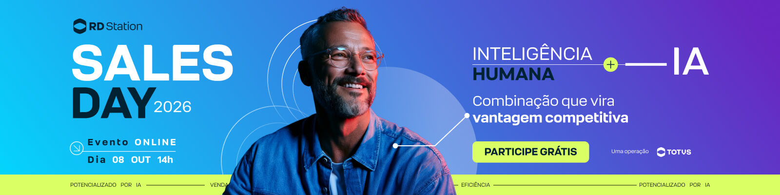 Sales Day 2026: Inteligência Humana e IA - Inscreva-se!