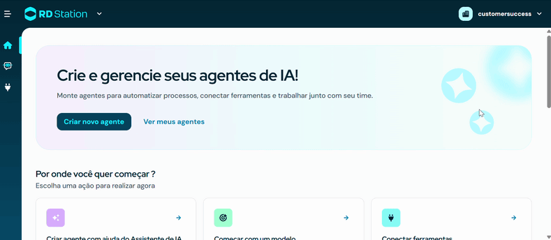 Gif do Agente de IA para priorização de leads